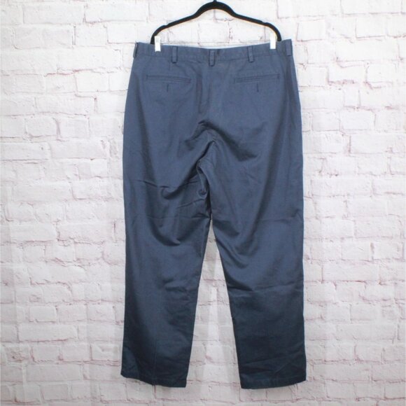 LL Bean Lakewashed Stretch Khakis Slim Fit Straight Leg Storm Gray 40x32 - Picture 6 of 11